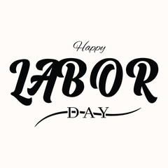 Happy Labor day new and modern design
