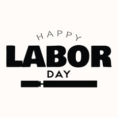 Happy Labor day new and modern design