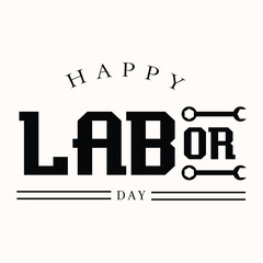 Happy Labor day new and modern design