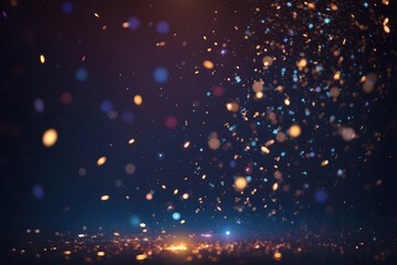 Naklejka premium Blurry bokeh background backdrop magic shine glitter 