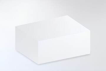 blank cardboard box 3d illustration