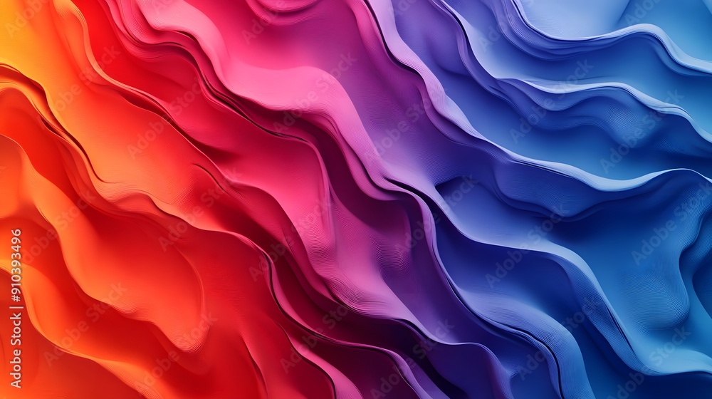 Poster imagine an abstract art piece with dynamic video overlays showing flowing colors and shapes interact