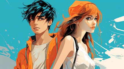 Teenagers - boy and girl