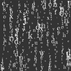 Concept of school background. White chalk