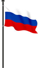 a picture of Russian flag illustration