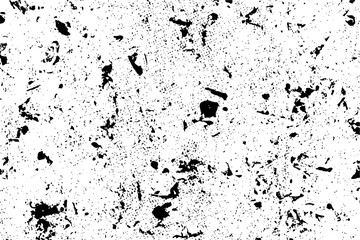 Fototapeta premium Grunge texture black and white for background. Texture of chips, cracks, scratches, scuffs, dust, dirt. Dark monochrome surface. Old vintage vector pattern.