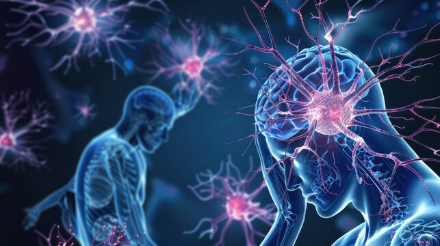 Neurological Disorder in Multiple Sclerosis Patients. Concept Multiple Sclerosis Symptoms, Impact on Daily Life, Treatment Options, Research Advances