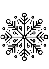 Snowflake Svg, Christmas Snowflake svg, Christmas svg, Winter svg, Christmas Snowflake svg, Cricut, Silhouette Cut File