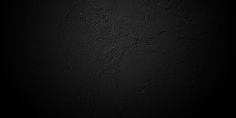 Abstract dark black backdrop vintage concrete rough limestone luxurious grunge wall chalkboard. Distressed black Painted Wall Elegant sandstone rock blank stone marble texture backdrop background. 