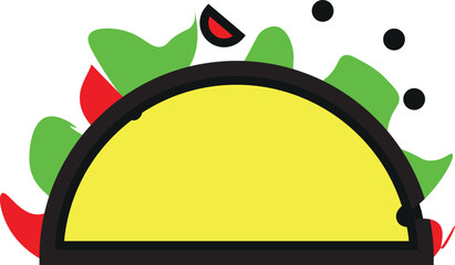 Food vector flat silhouette collection