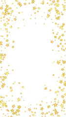 Magic stars vector overlay.  Gold stars scattered