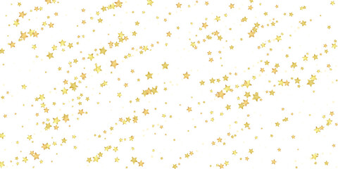 Magic stars vector overlay.  Gold stars scattered