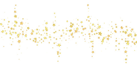 Magic stars vector overlay.  Gold stars scattered