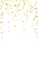 Magic stars vector overlay.  Gold stars scattered