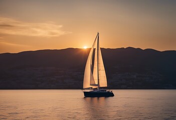 sailing yacht sunset boat luxury inspiration journey adventure summer travel holiday lifestyle cruise explore scenery destination sea seascape ocean beautiful amazing