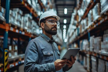 Efficient Inventory Control and Warehouse Management with Tablet PC and Statistical Data