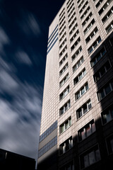 Building Facade with Dynamic Sky