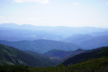 panorama of the mountains