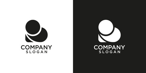 letter b abstract monogram logo vector design © anello