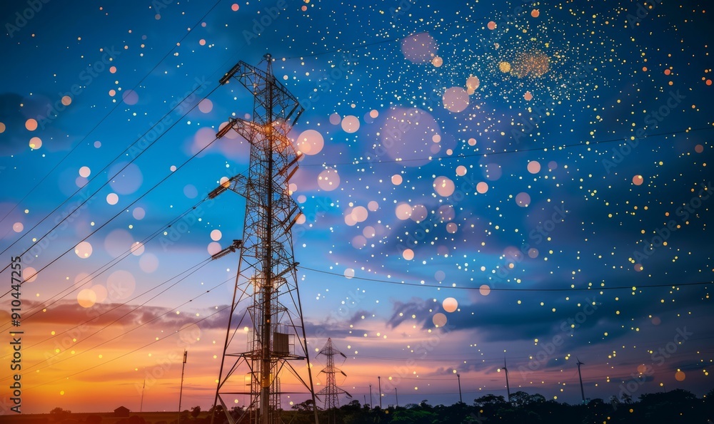 Poster analyzing telecom data to drive network expansion and revenue growth insights