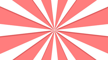 Retro background with rays or stripes in the center. Sunburst or sun burst retro background. red colors retro burst