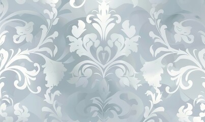 The background is dove gray with transparent seamless patterns in baby blue and pale gray