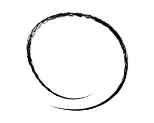 chalked circle frame grunge oval brush. underline and strikethrough stroke charcoal symbol for diagrams. Vector doodle marker drawing. Freehand stripe.