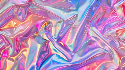 Fototapeta premium Grainy iridescent holographic gradient background.