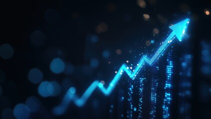 blue graph going up
