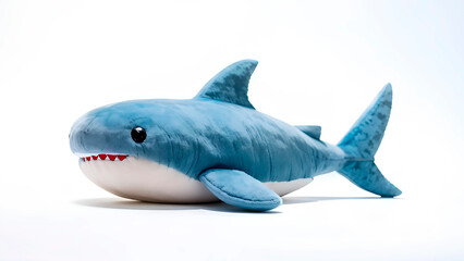 Fototapeta premium toy shark isolated