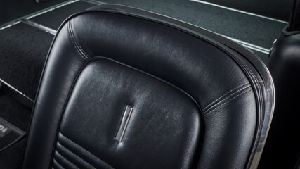 Drivers seat inside of a car