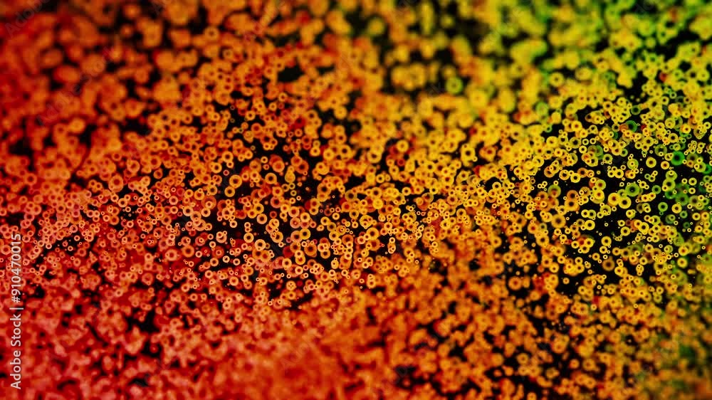Aufkleber an abstract colorful background featuring various textures and diverse patterns within it. design