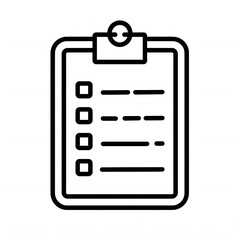 black line icon notes icon