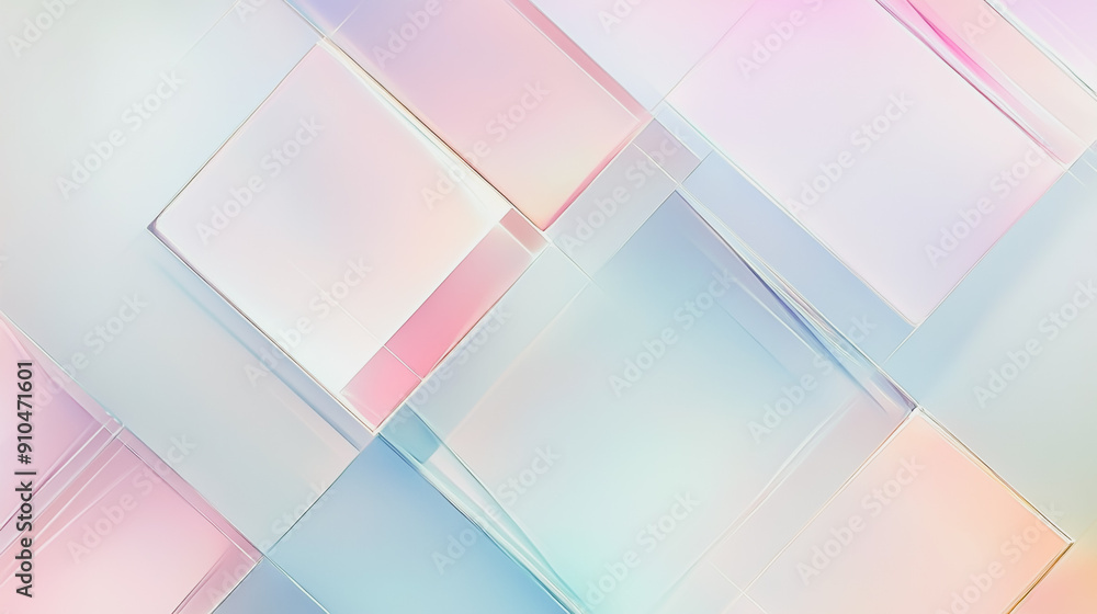 Wall mural abstract white background with pastel colorful 3d abstract background overlap layer on dark space wi