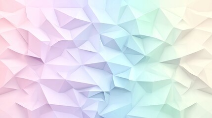 Obraz premium A vibrant arrangement of triangular paper shapes forms a colorful gradient from blue to red, showcasing artistic design and texture in a creative display