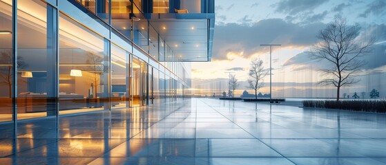 Obraz premium Modern commercial building in Day