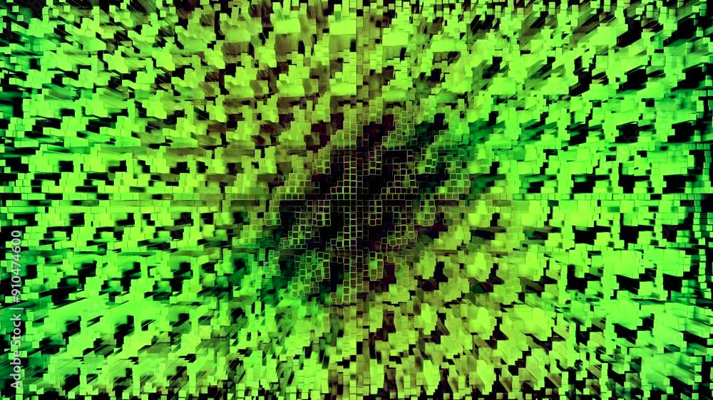 Poster abstract green digital patterns and textures that showcase vibrant and intricate designs. design