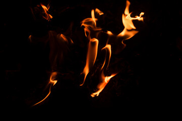 Blaze fire flame texture background. Fire sparks background. Abstract fire flame texture for banner...