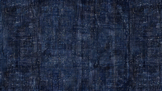 Abstract navy blue textured background indigo shades grunge style winter holiday design 
