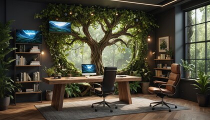 Fototapeta premium Home Office