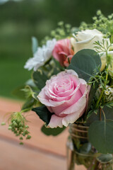 wedding decorations, flower bouquet