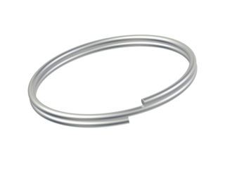 Keyring. Isolated. 3d illustration.