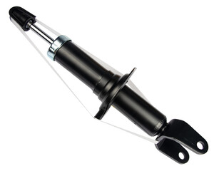 car shock absorber isolated on white background