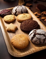 a selection of cookies ready to eat