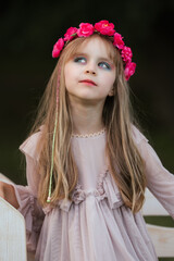 portrait of a little girl