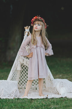 girl in the garden