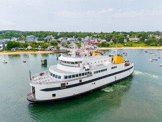 Woods Hole Ferry at Marthas Vineyard