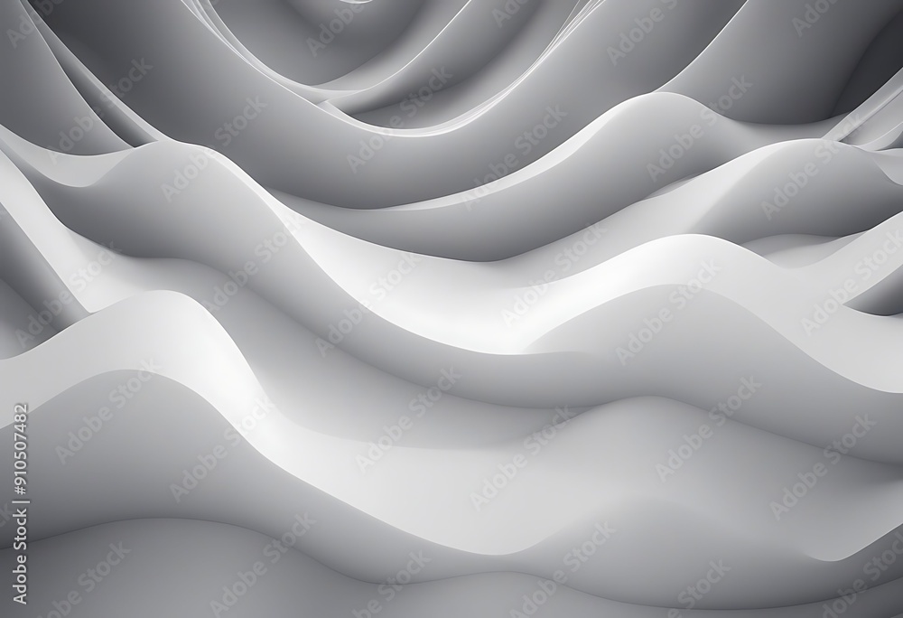 Poster technology white light futuristic abstract line design banner wallpaper digital waves background hal