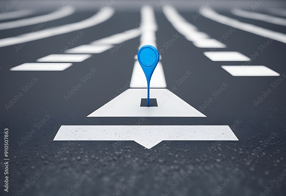 Aufkleber location blue icon route 3d street gps traffic symbol map navigation global point background pin mar