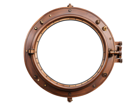 Boat Ship Porthole isolated on transparent background